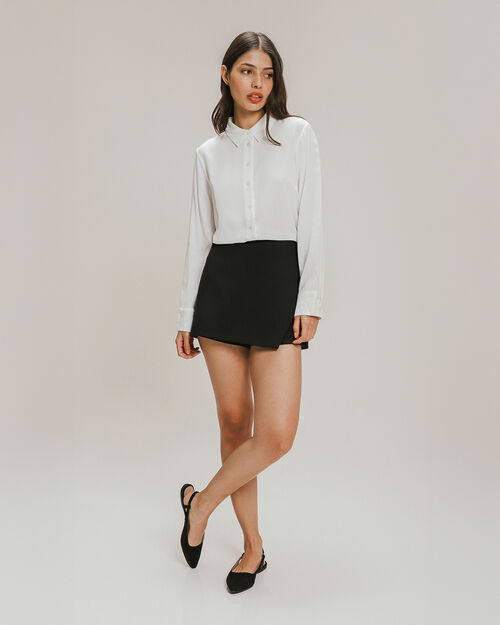 Camisa Blanca Manga Larga